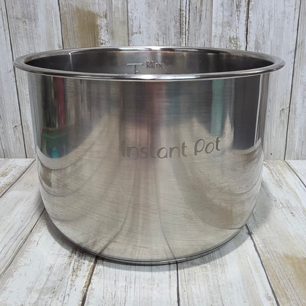 Instant Pot 6 Quart Stainless Steel Inner Cooking Pot Replacement Liner Silver